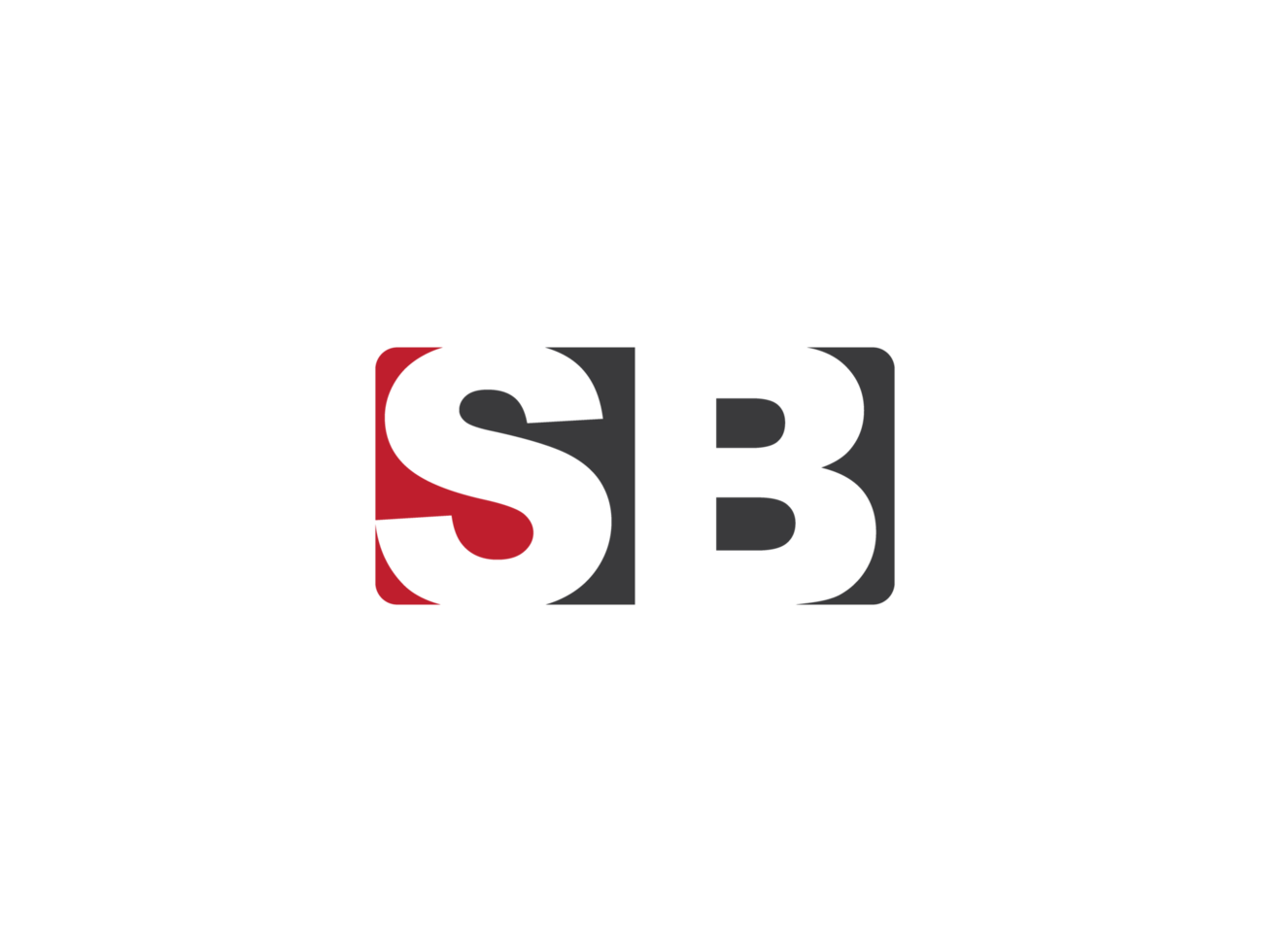Alphabet Square Sb Logo Image, Creative Shape SB Logo Icon Vector png