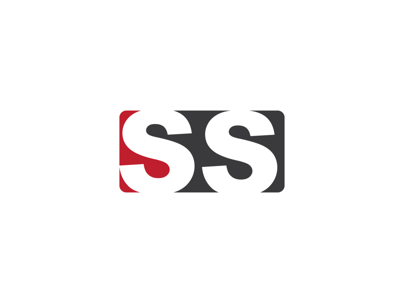 Alphabet Square Ss Logo Image, Creative Shape SS Logo Icon Vector png