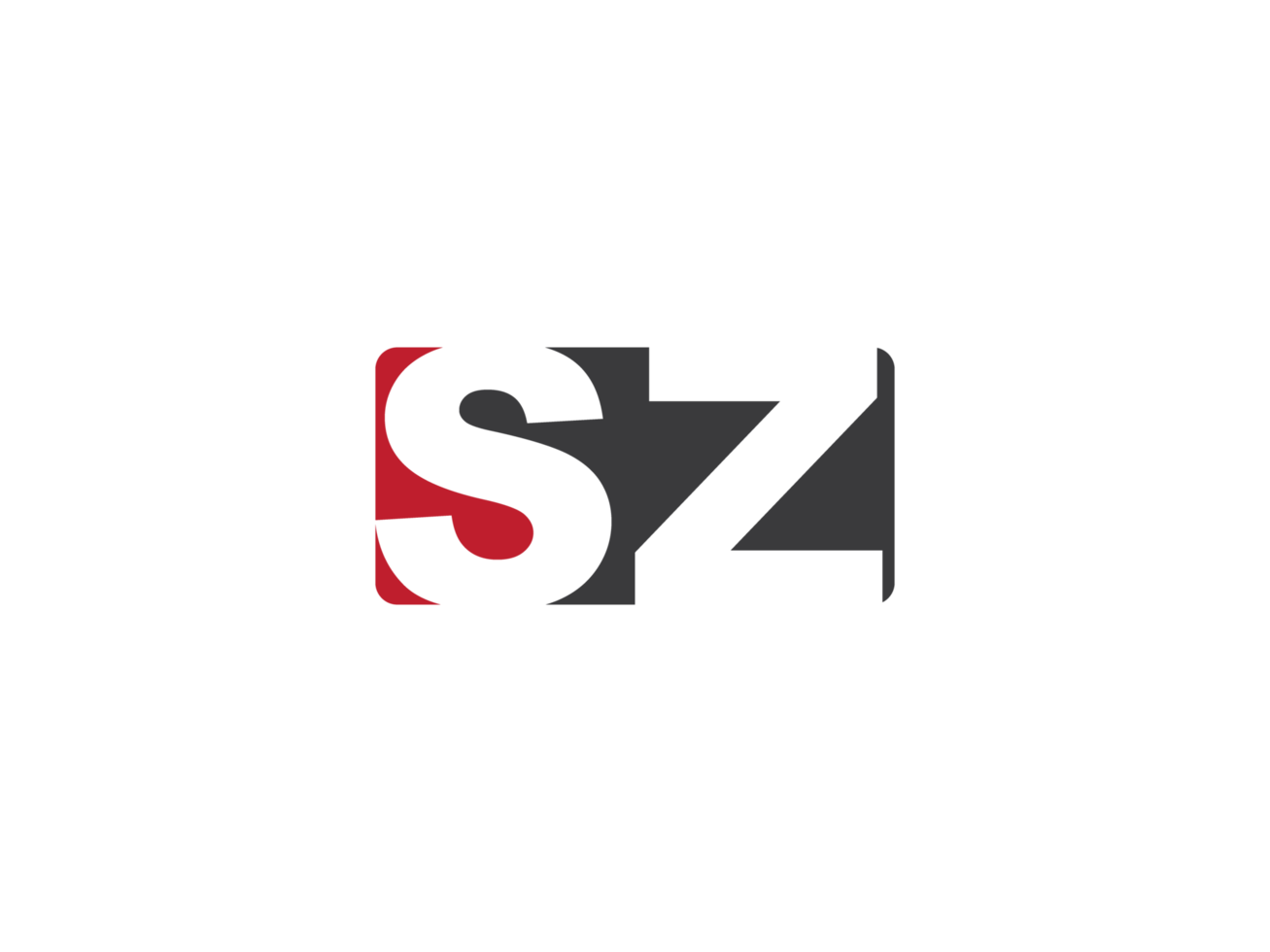 Alphabet Square Sz Logo Image, Creative Shape SZ Logo Icon Vector png
