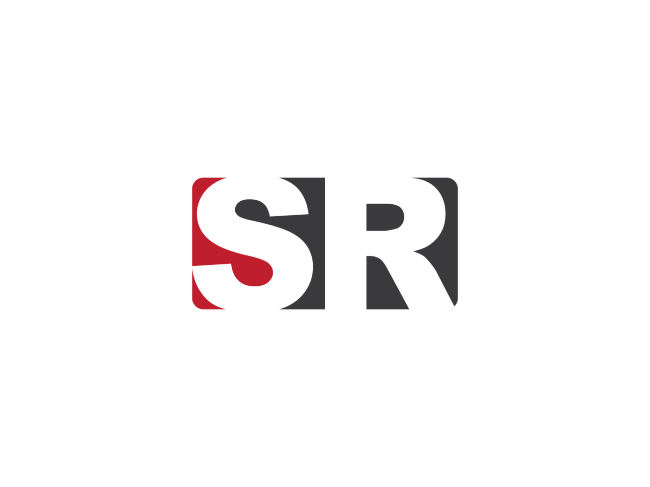 Alphabet Square Sr Logo Image, Creative Shape SR Logo Icon Vector png
