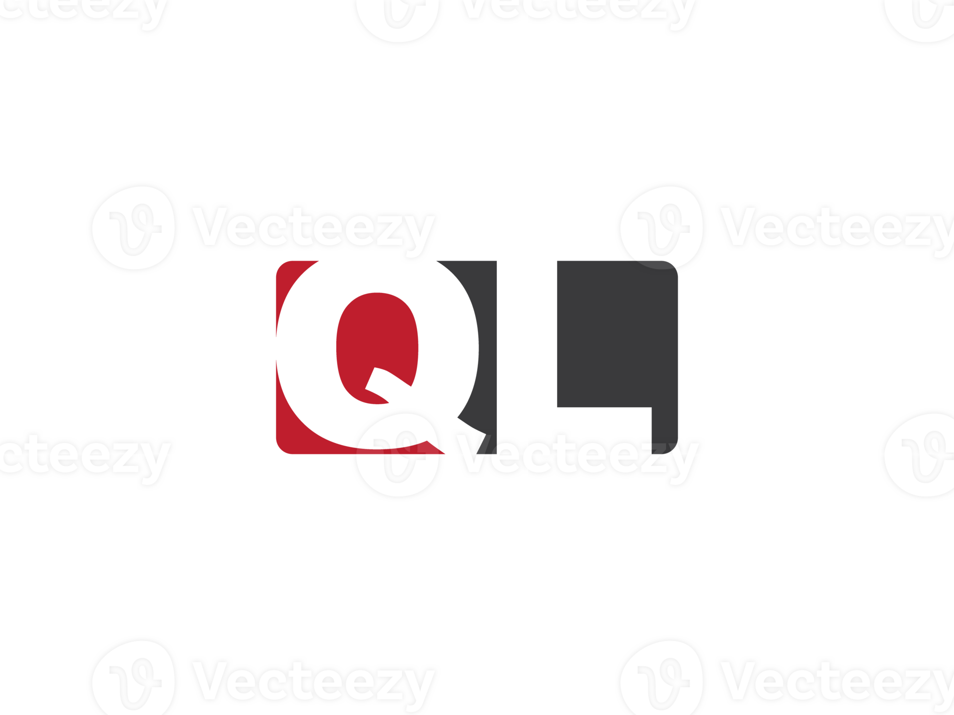 Monogram Png Ql Logo Letter, Creative Square Shape QL Business Logo Png