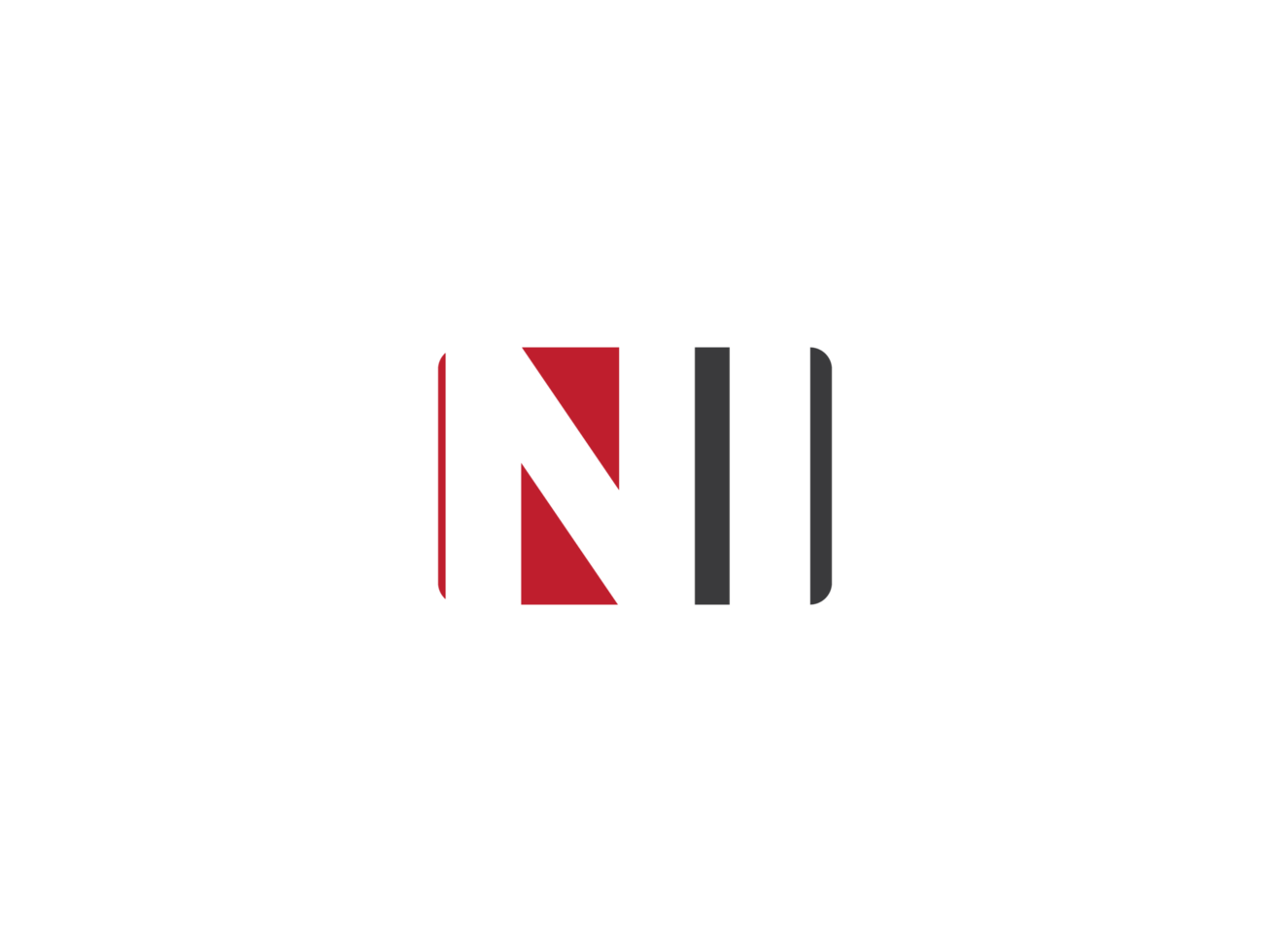 Initial Ni Square Png Logo Image, Creative Shape Letter NI Logo Icon Vector Png