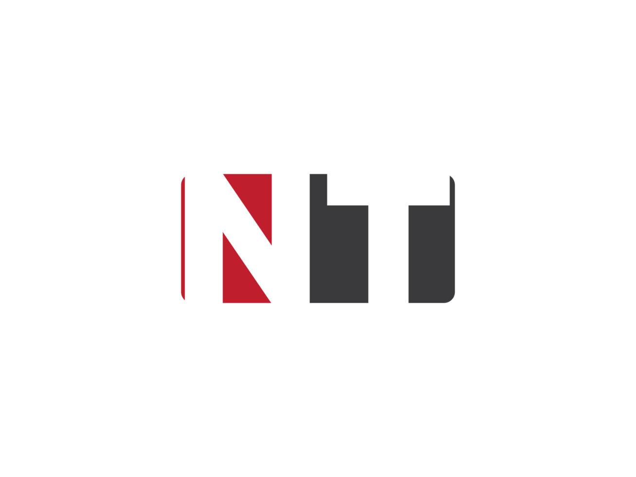 Initial Nt Square Png Logo Image, Creative Shape Letter NT Logo Icon Vector Png