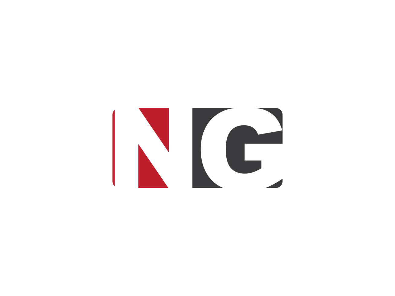 Initial Ng Square Png Logo Image, Creative Shape Letter NG Logo Icon Vector Png