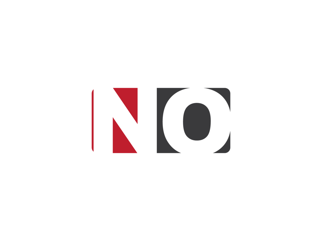 Initial No Square Png Logo Image, Creative Shape Letter NO Logo Icon Vector Png