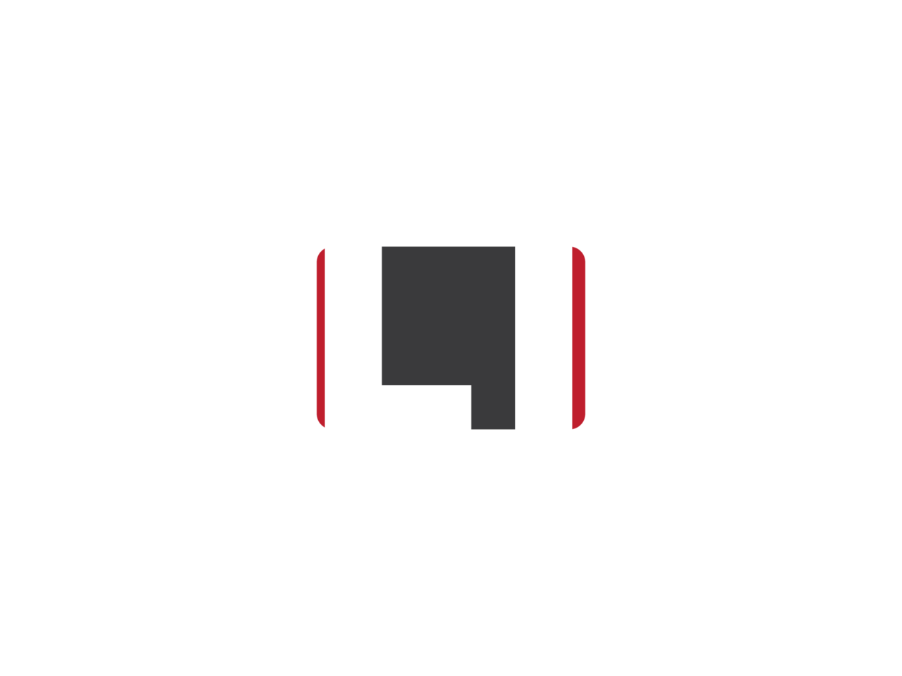 Simple Square Shape Li Png Logo Letter Vector, initial LI Logo Icon Design