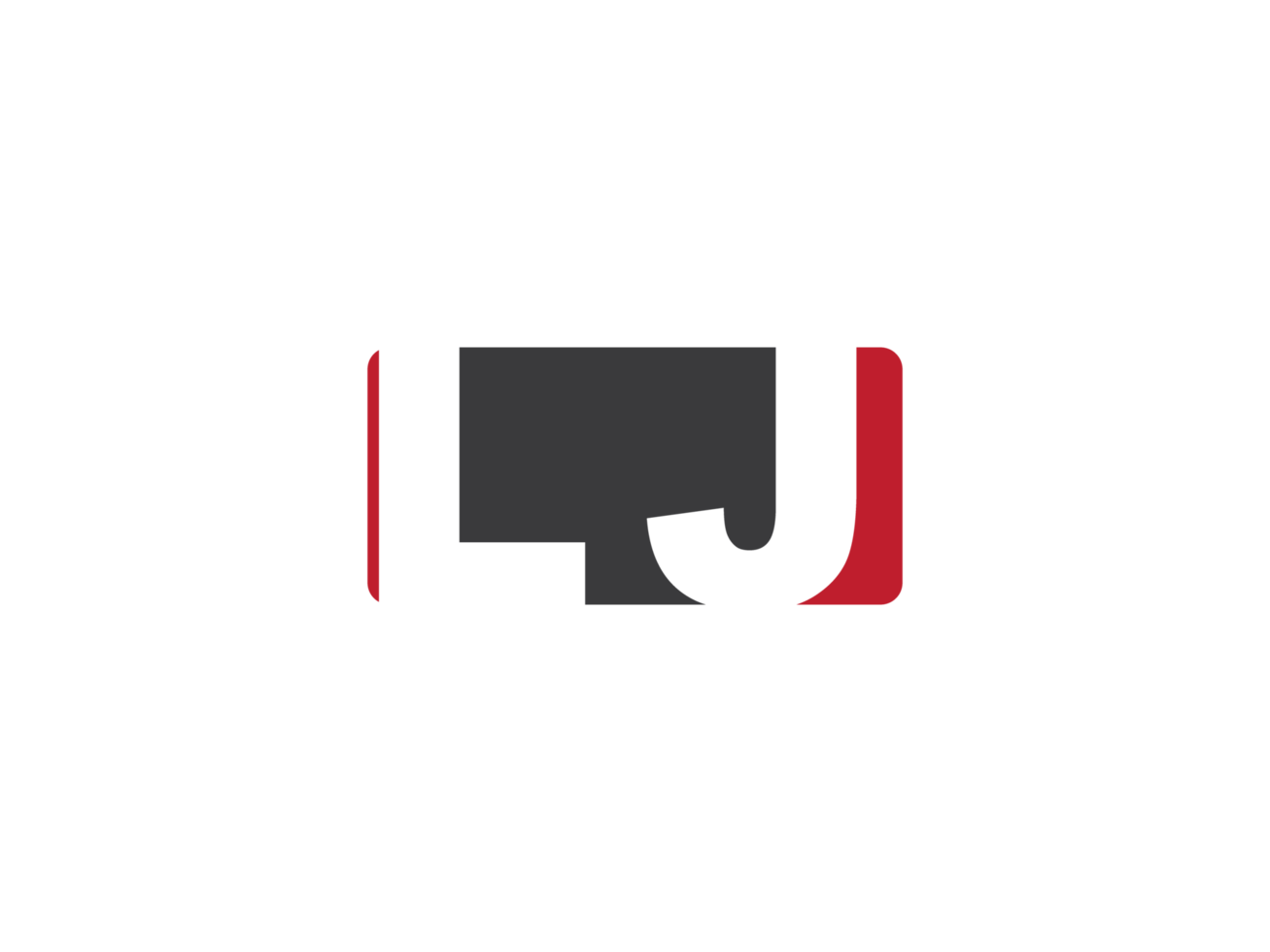 Simple Square Shape Lj Png Logo Letter Vector, initial LJ Logo Icon Design