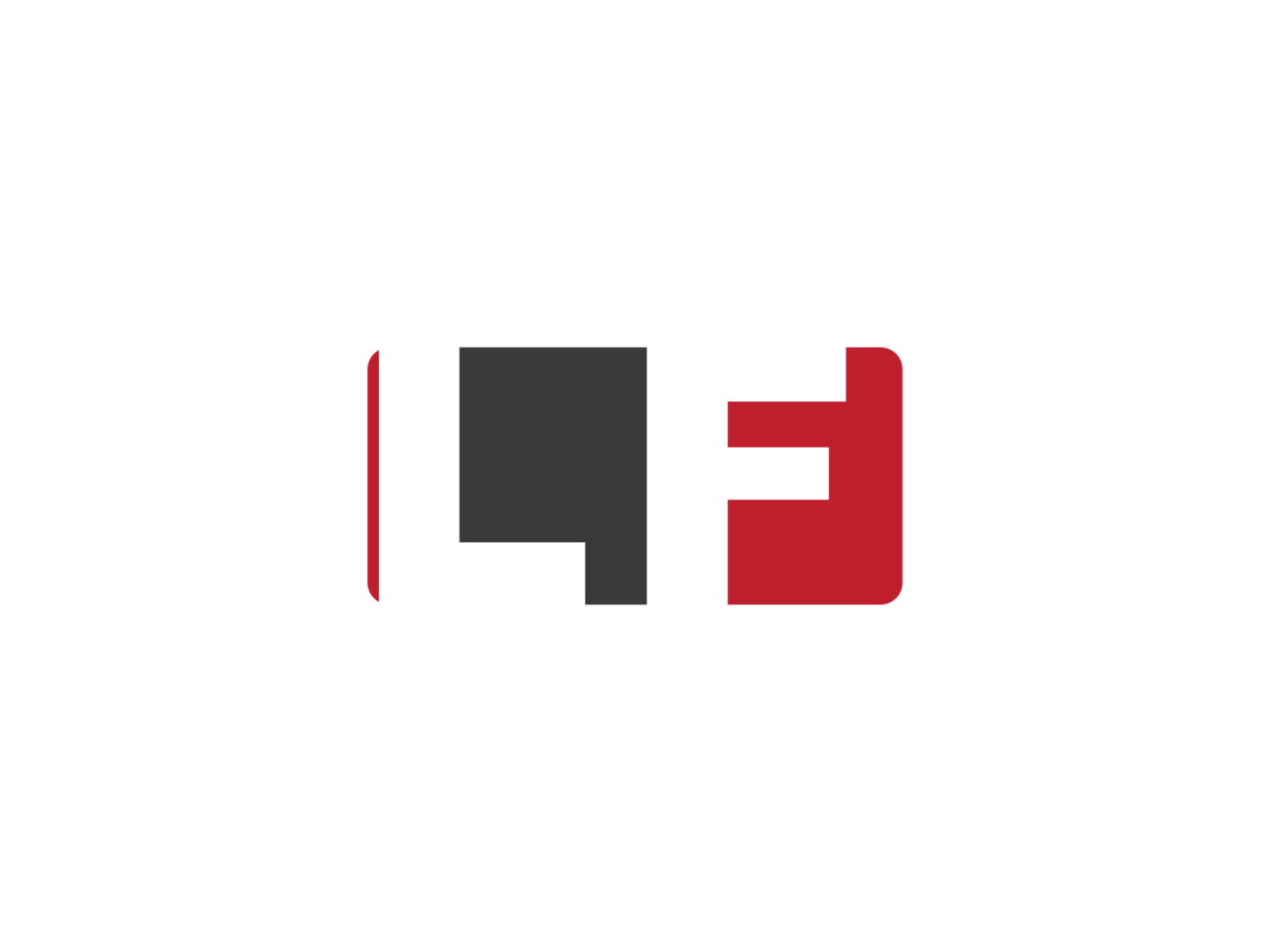 Simple Square Shape Lf Png Logo Letter Vector, initial LF Logo Icon Design