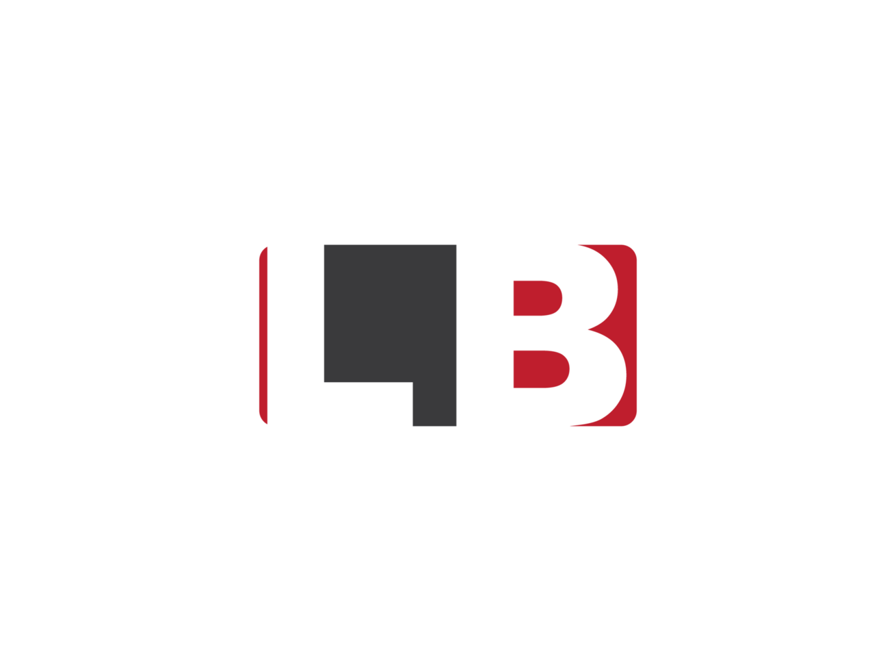 Simple Square Shape Lb Png Logo Letter Vector, initial LB Logo Icon Design