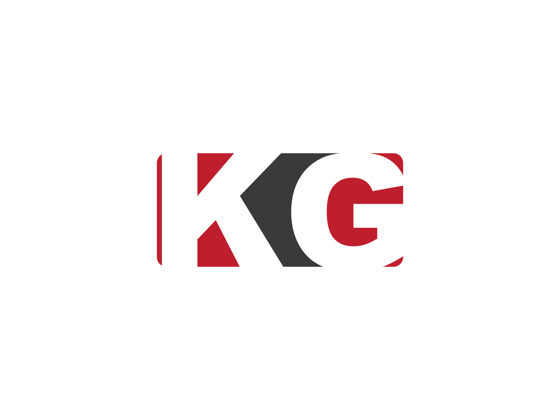 Stylish Png Shape Kg Letter Logo, Typography Square KG Logo Icon Vector ...
