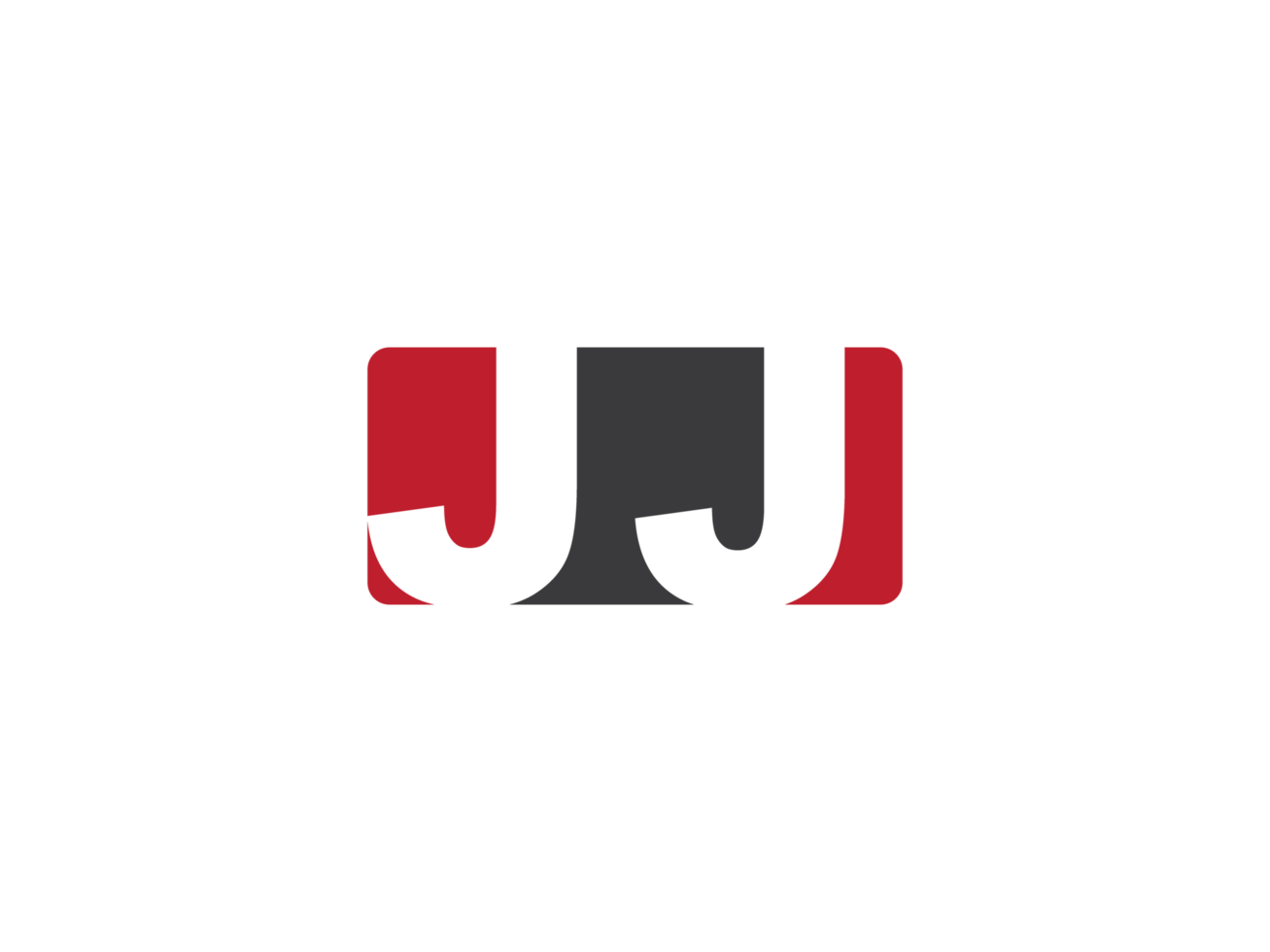 Minimalist Square Png Shape Jj Logo Icon, Alphabet JJ Logo Letter Vector For Shop