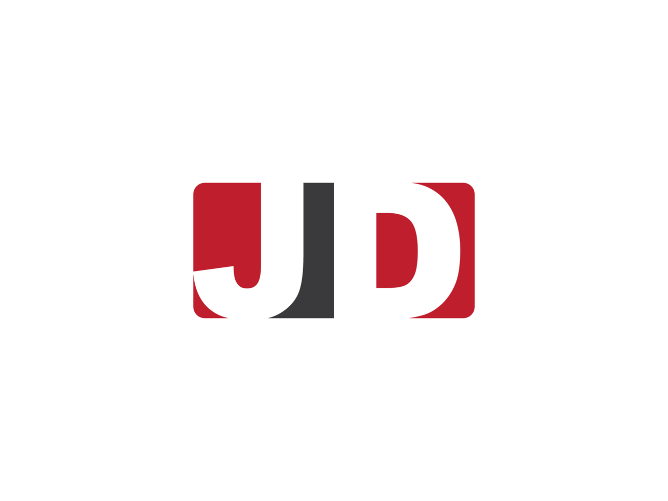 Minimalist Square Png Shape Jd Logo Icon, Alphabet Jd Logo Letter Vector For Shop