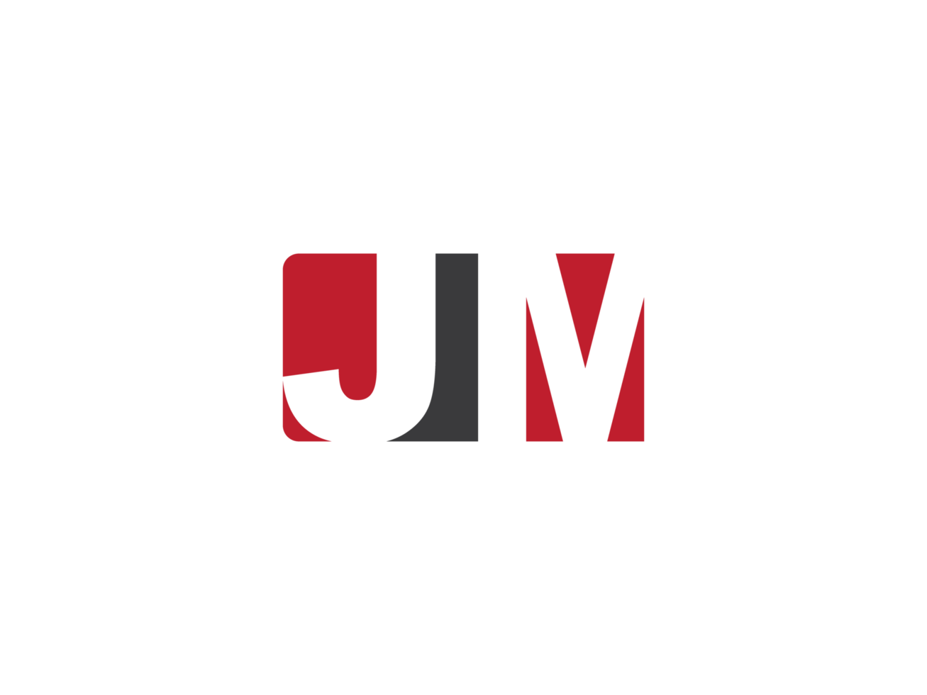 Minimalist Square Png Shape Jm Logo Icon, Alphabet Jm Logo Letter ...