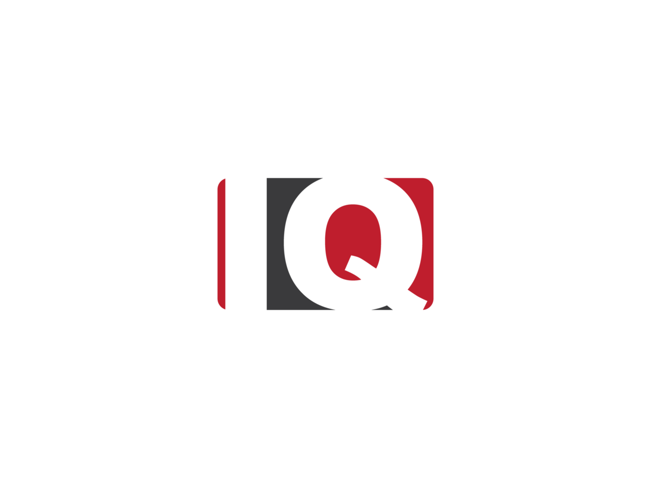 Abstract Square Png Iq Logo Icon, Creative Shape Iq Logo Letter Design