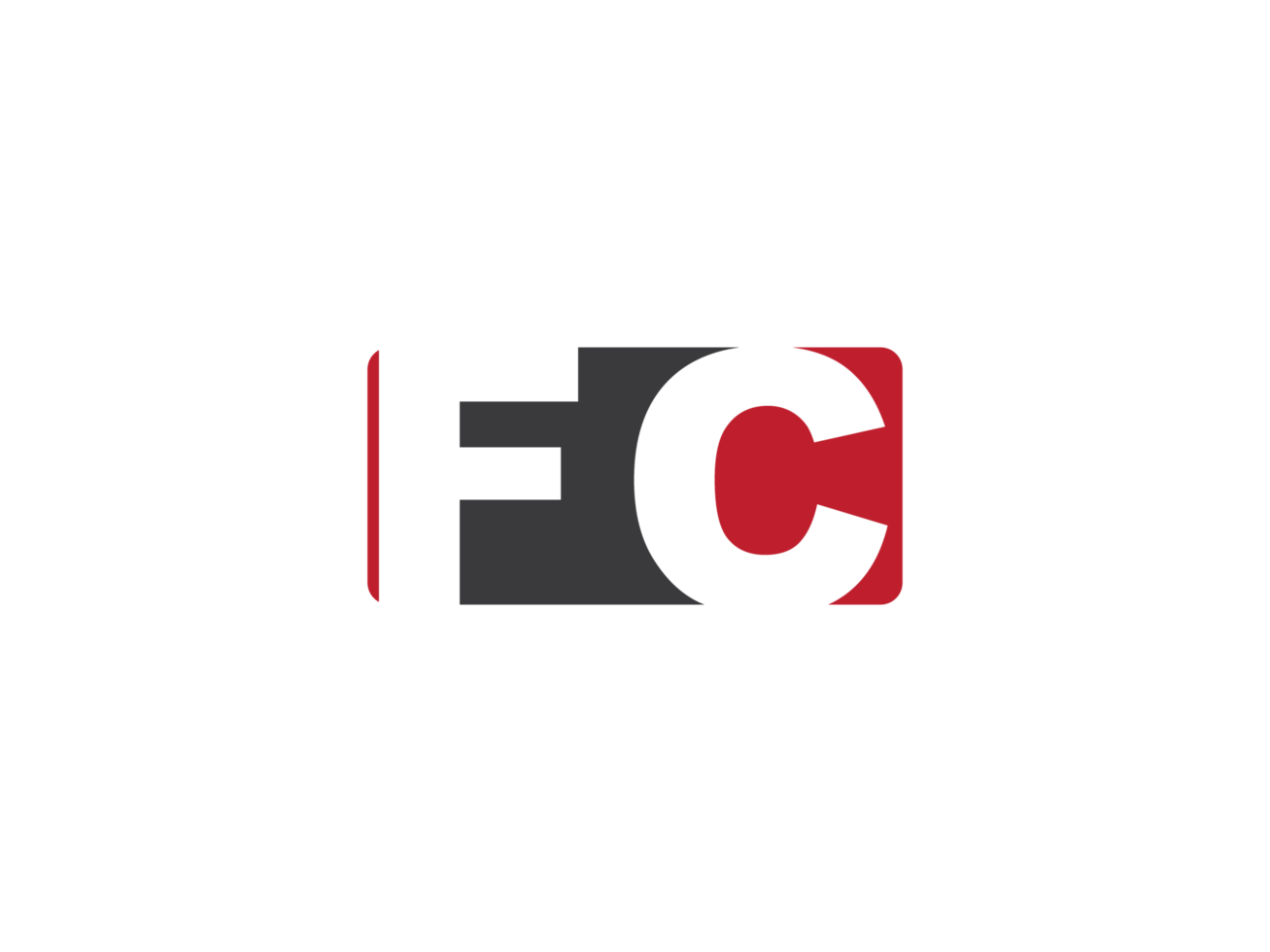 Modern Square Png Fc Logo Letter, Creative Shape FC Png Logo Template