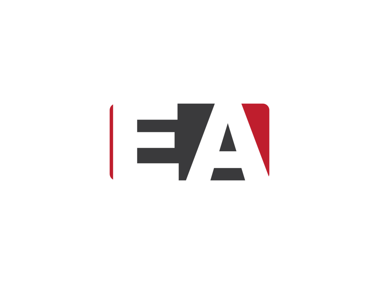 Minimal Ea Square Png Shape Logo, Square EA Logo Letter Vector Icon