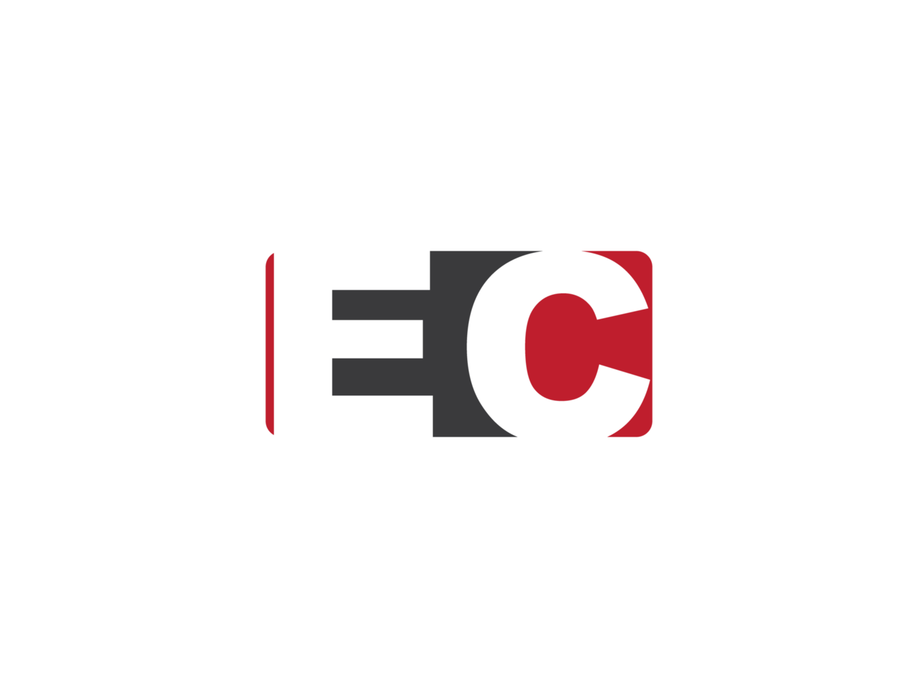 Minimal Ec Square Png Shape Logo, Square EC Logo Letter Vector Icon