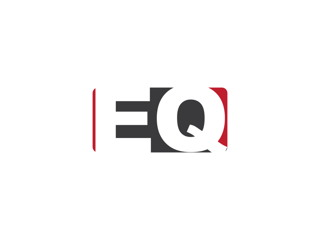 minimal eq carré png forme logo, carré eq logo lettre vecteur icône