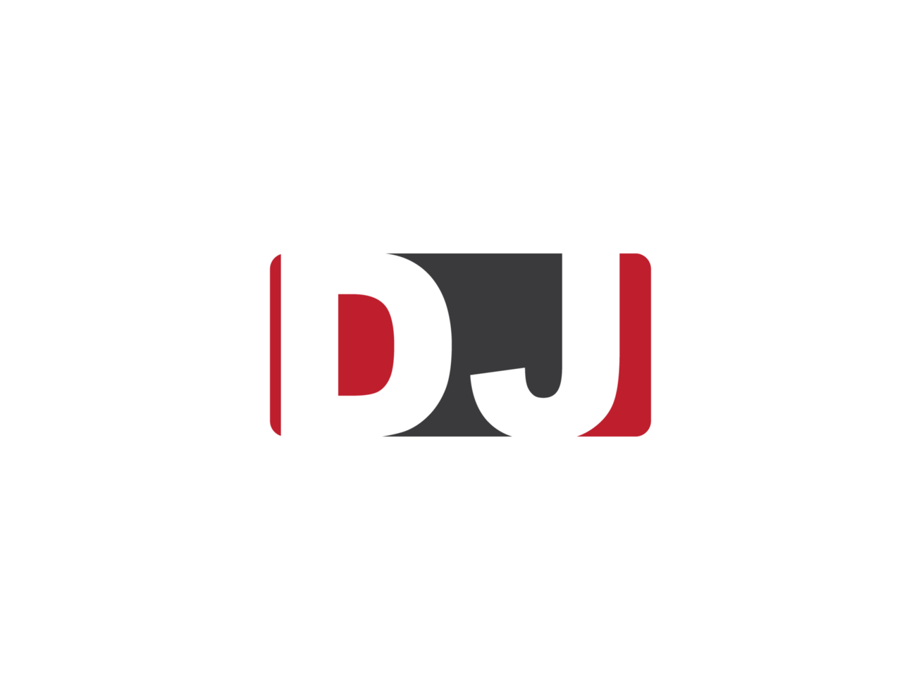 Colorful Square Shape Dj Png Logo Icon, Minimalist Png DJ Logo Stock