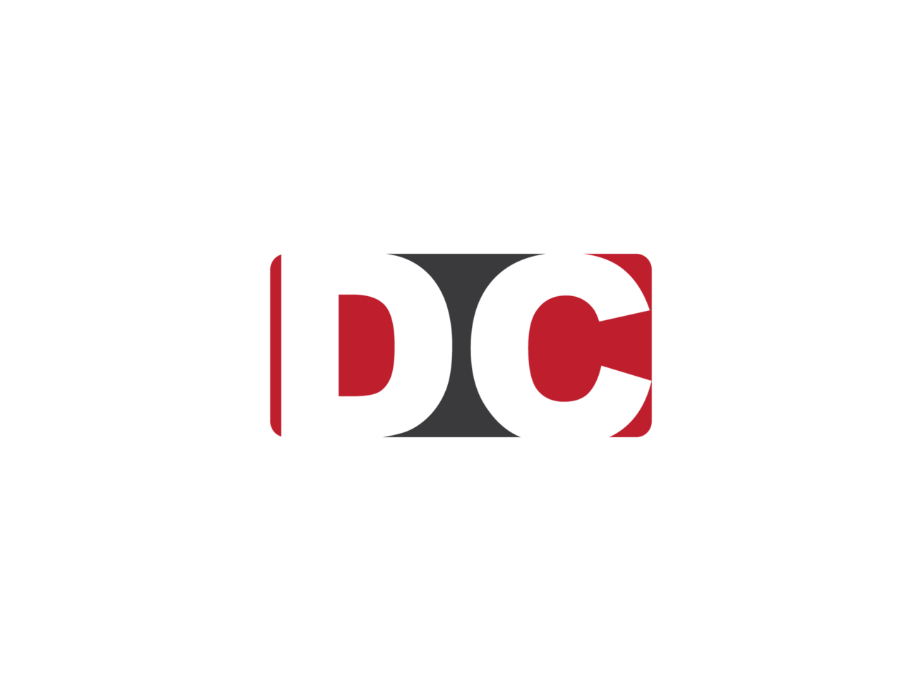 Colorful Square Shape Dc Png Logo Icon, Minimalist Png DC Logo Stock