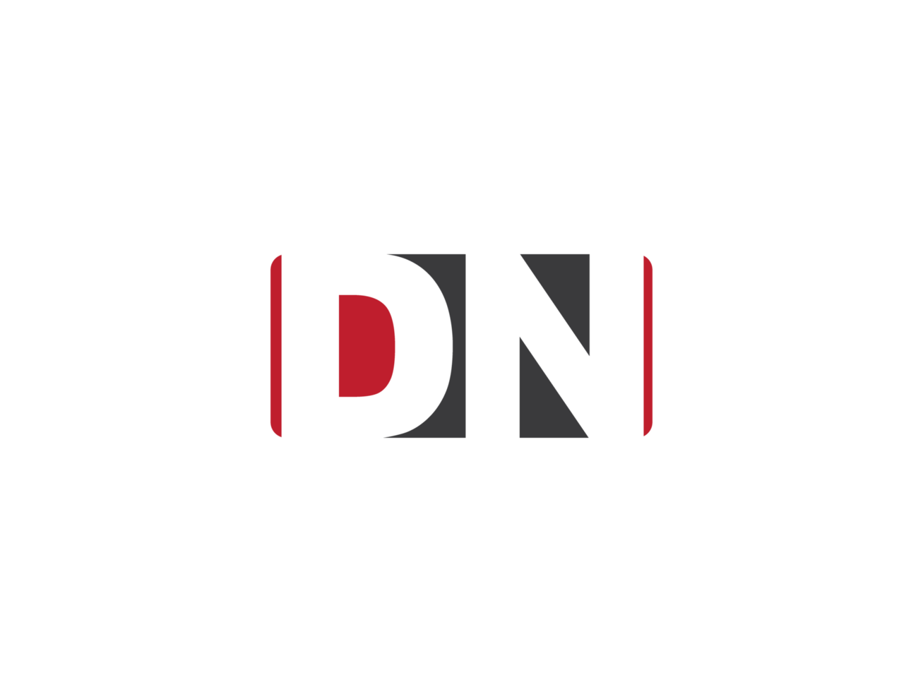 Colorful Square Shape Dn Png Logo Icon, Minimalist Png DN Logo Stock
