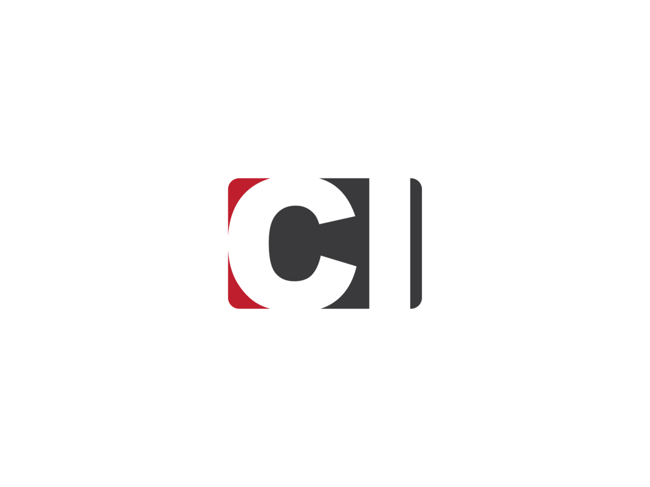 Creative Square Shape Ci Logo Png, Monogram Png CI Logo Letter Design