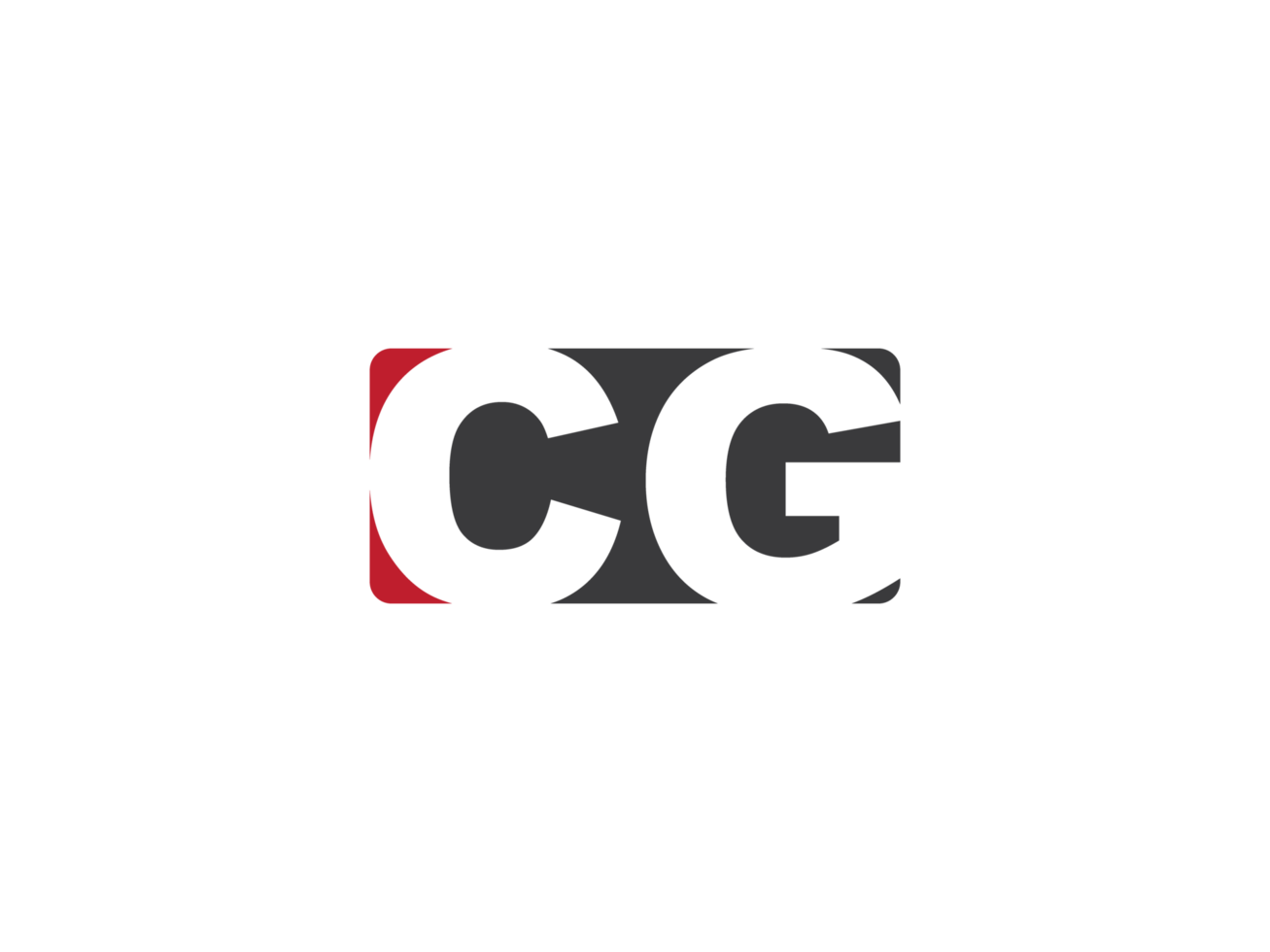 Creative Square Shape Cg Logo Png, Monogram Png CG Logo Letter Design