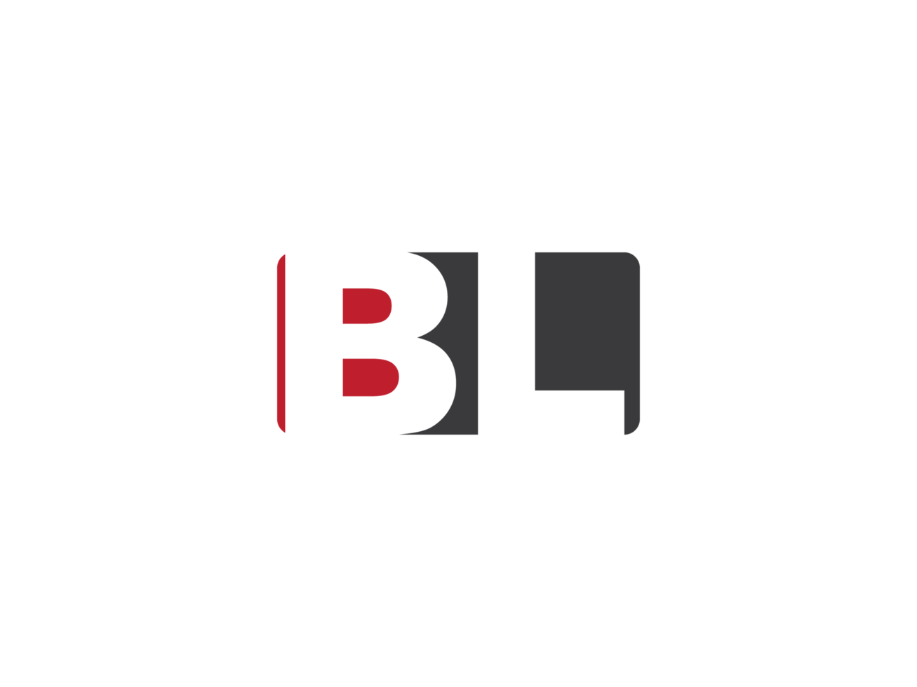 Square Shape Bl Png Letter Logo Icon, Initial Png BL Logo Vector