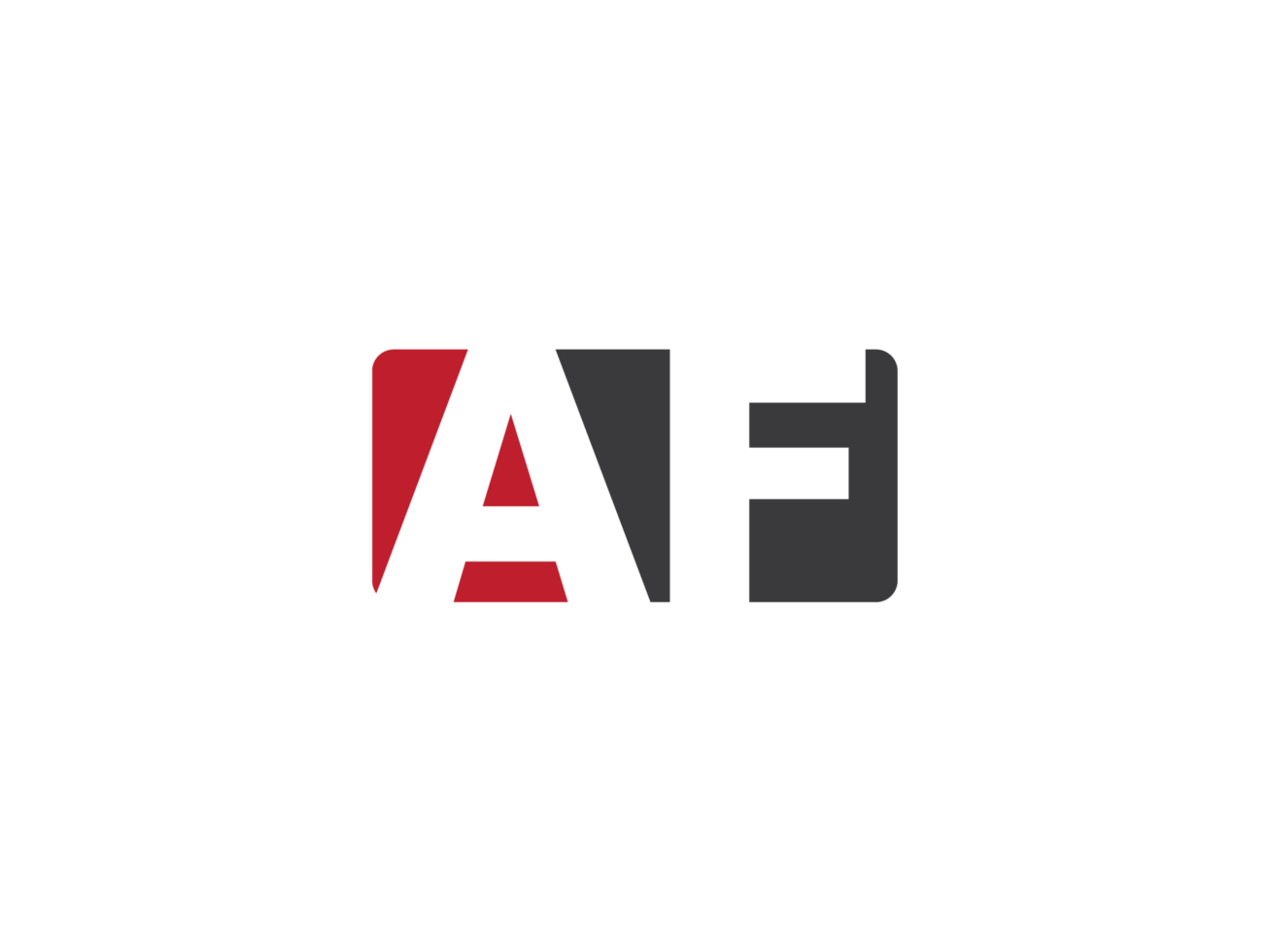 Initial Square Shape Af Png Logo Icon, Unique AF Logo Letter Vector