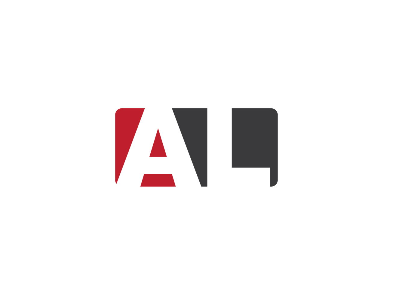 Initial Square Shape Al Png Logo Icon, Unique AL Logo Letter Vector