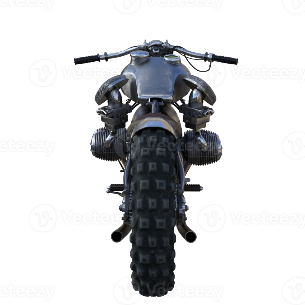 motorcycle bike isolated 3d png