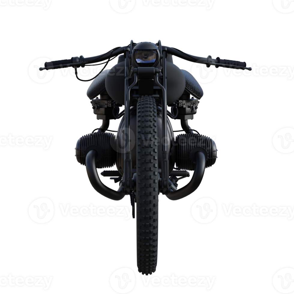 motorcycle bike isolated 3d png