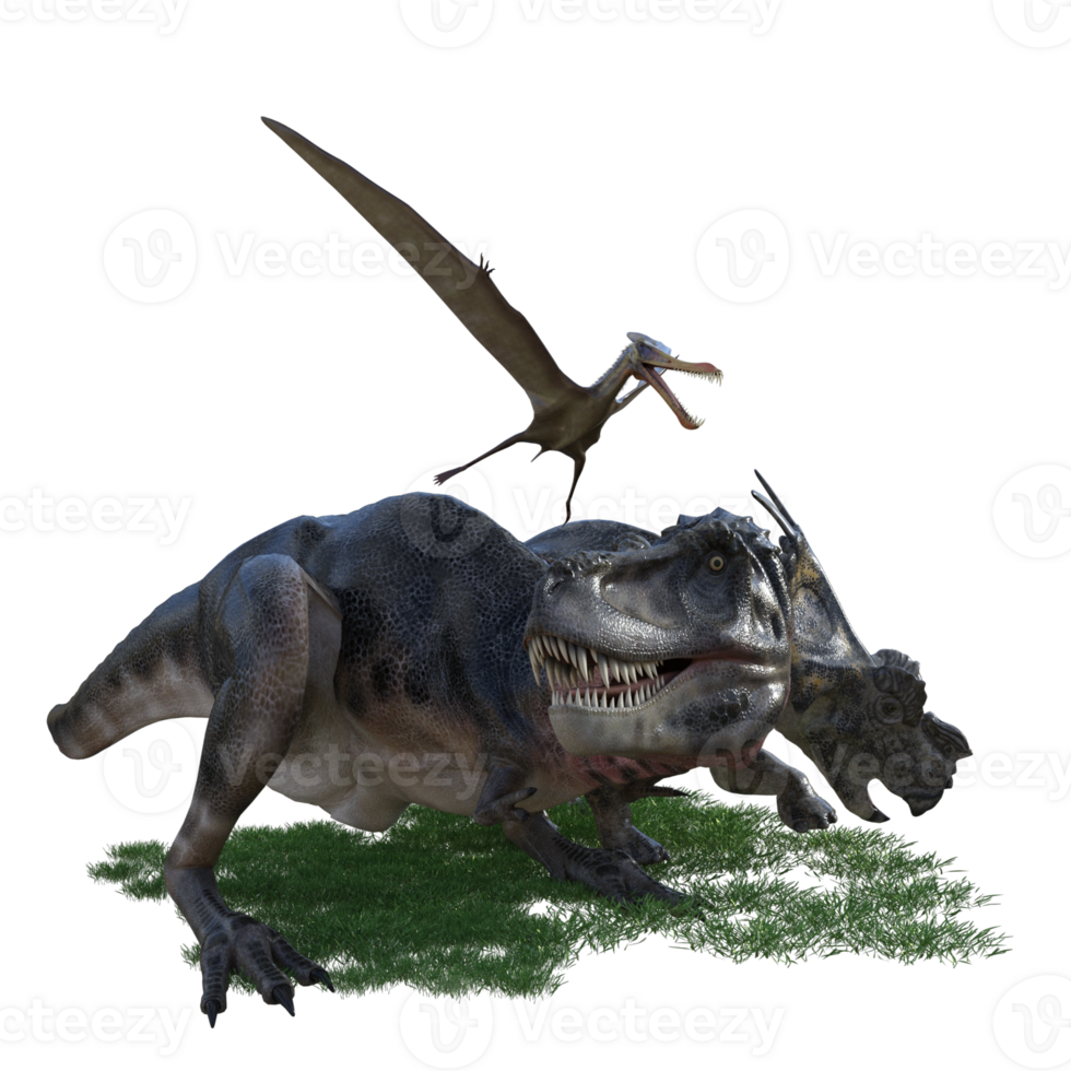 Dinosaur isolated 3d png