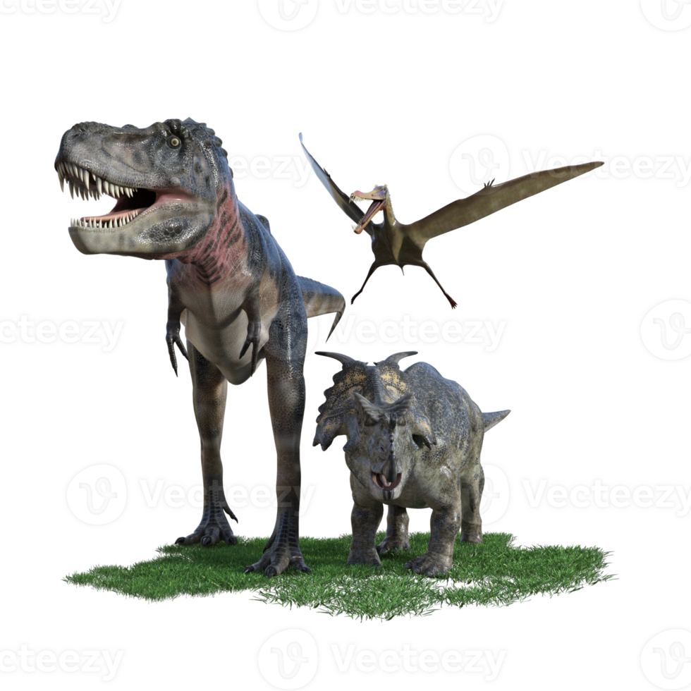 Dinosaur isolated 3d png