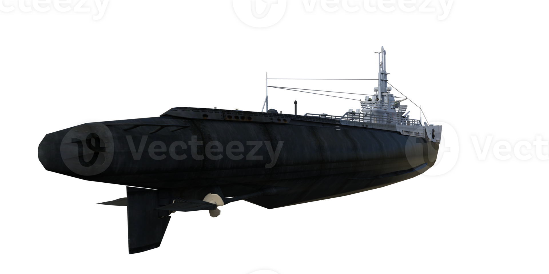 Warship military isolated 3D png