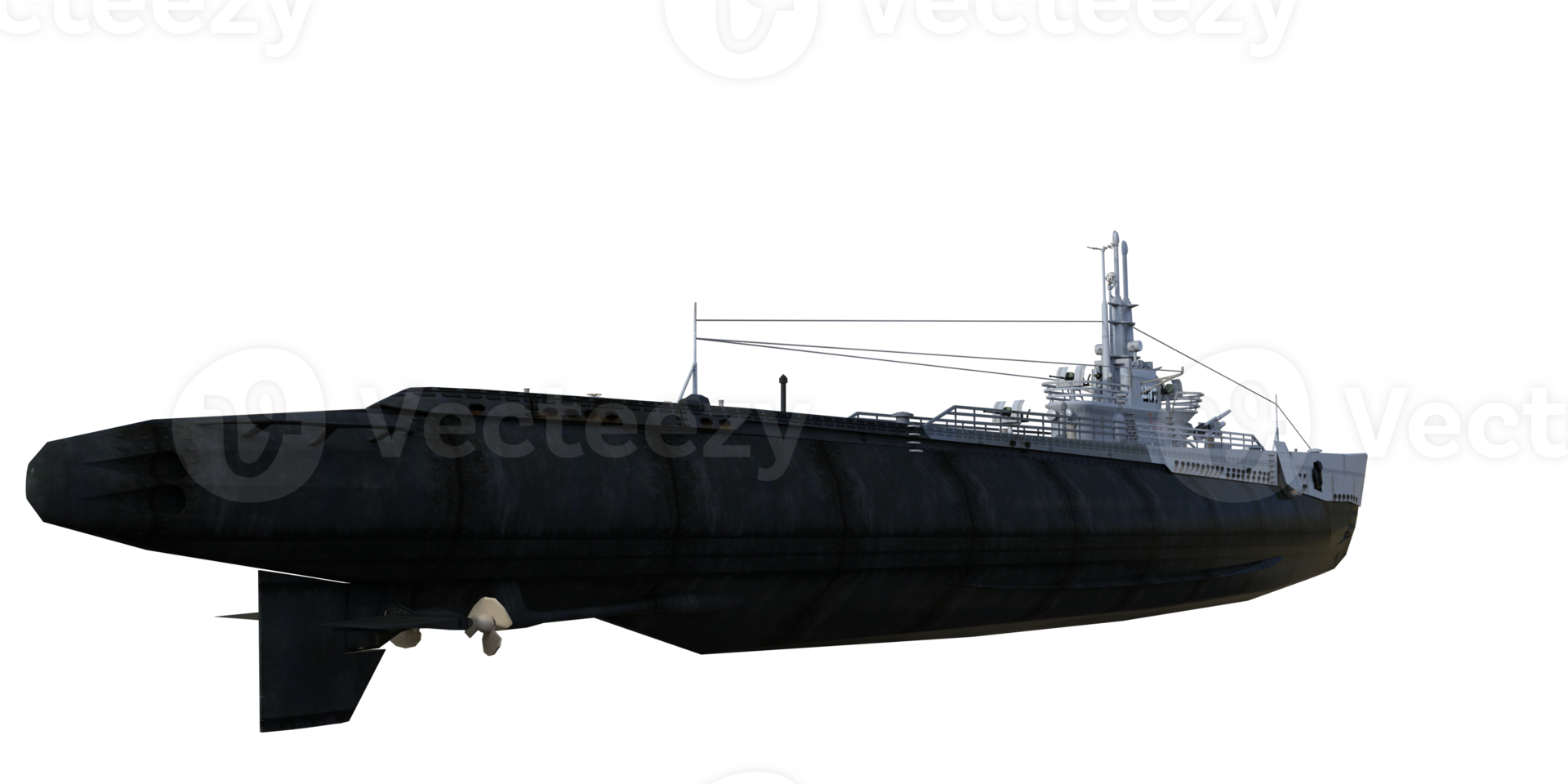 Warship military isolated 3D png