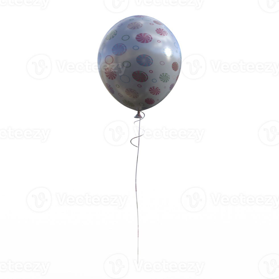 balloon isolated 3d png