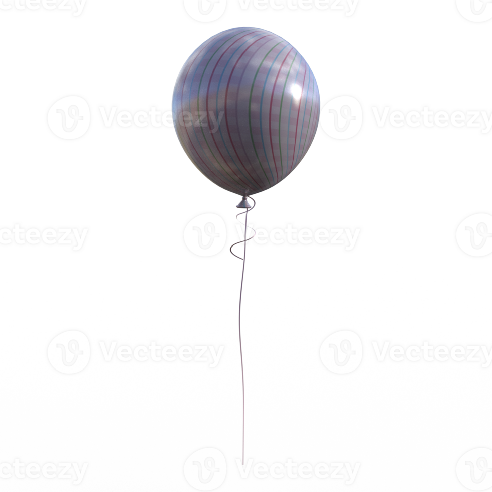 balloon isolated 3d png