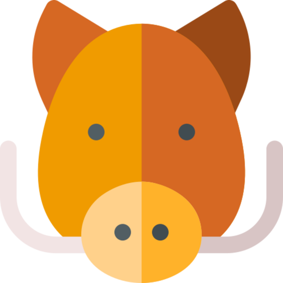 boar illustration design png