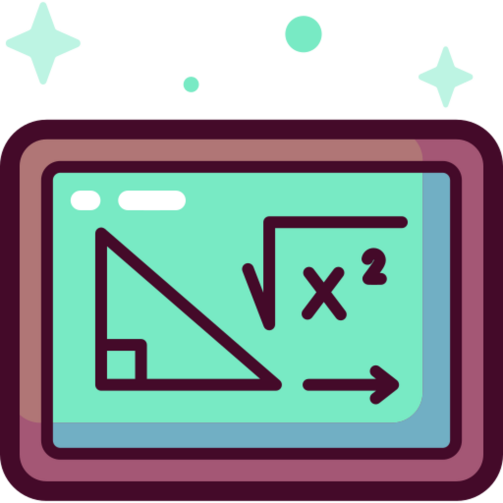 blackboard illustration design png