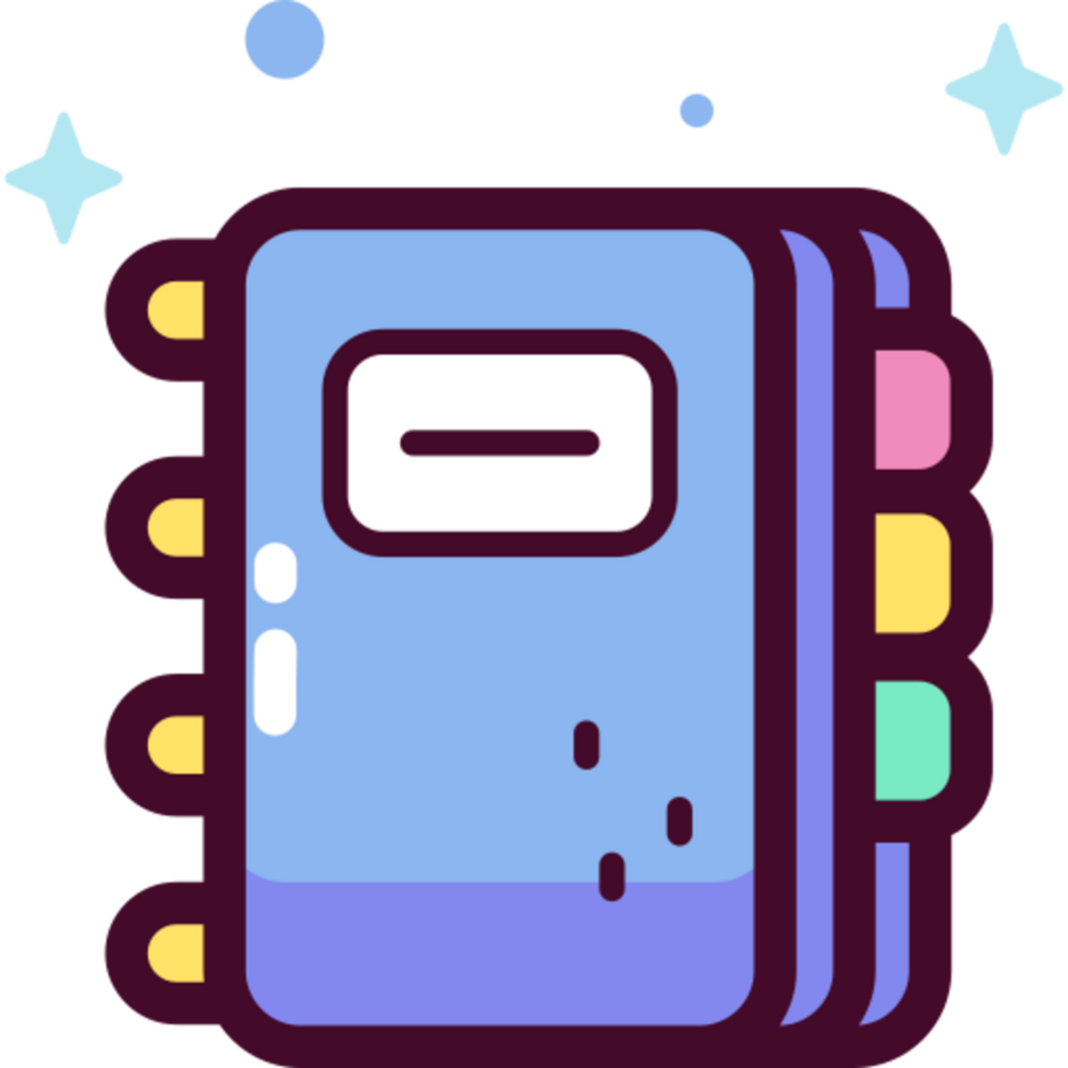 notebook illustration design png