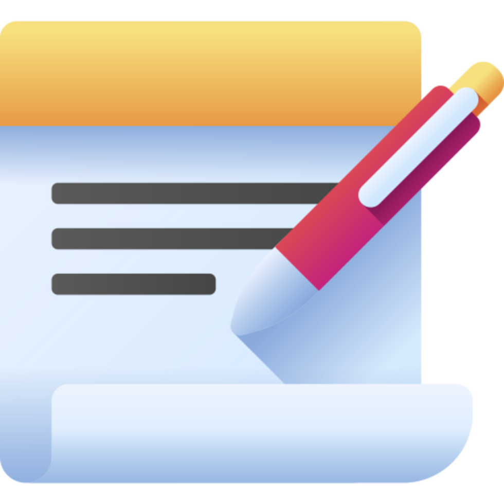 notes icon design png