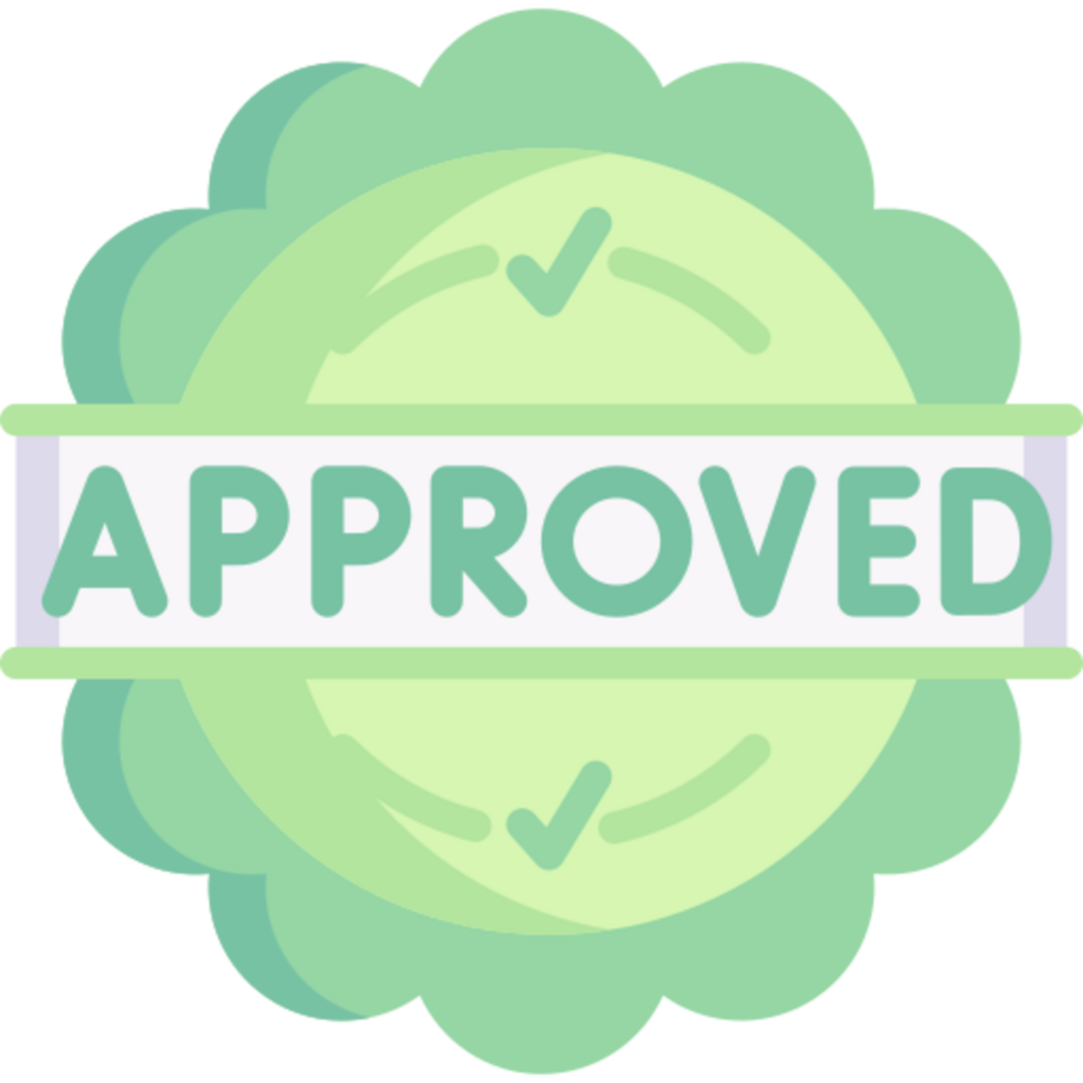 approved icon design png