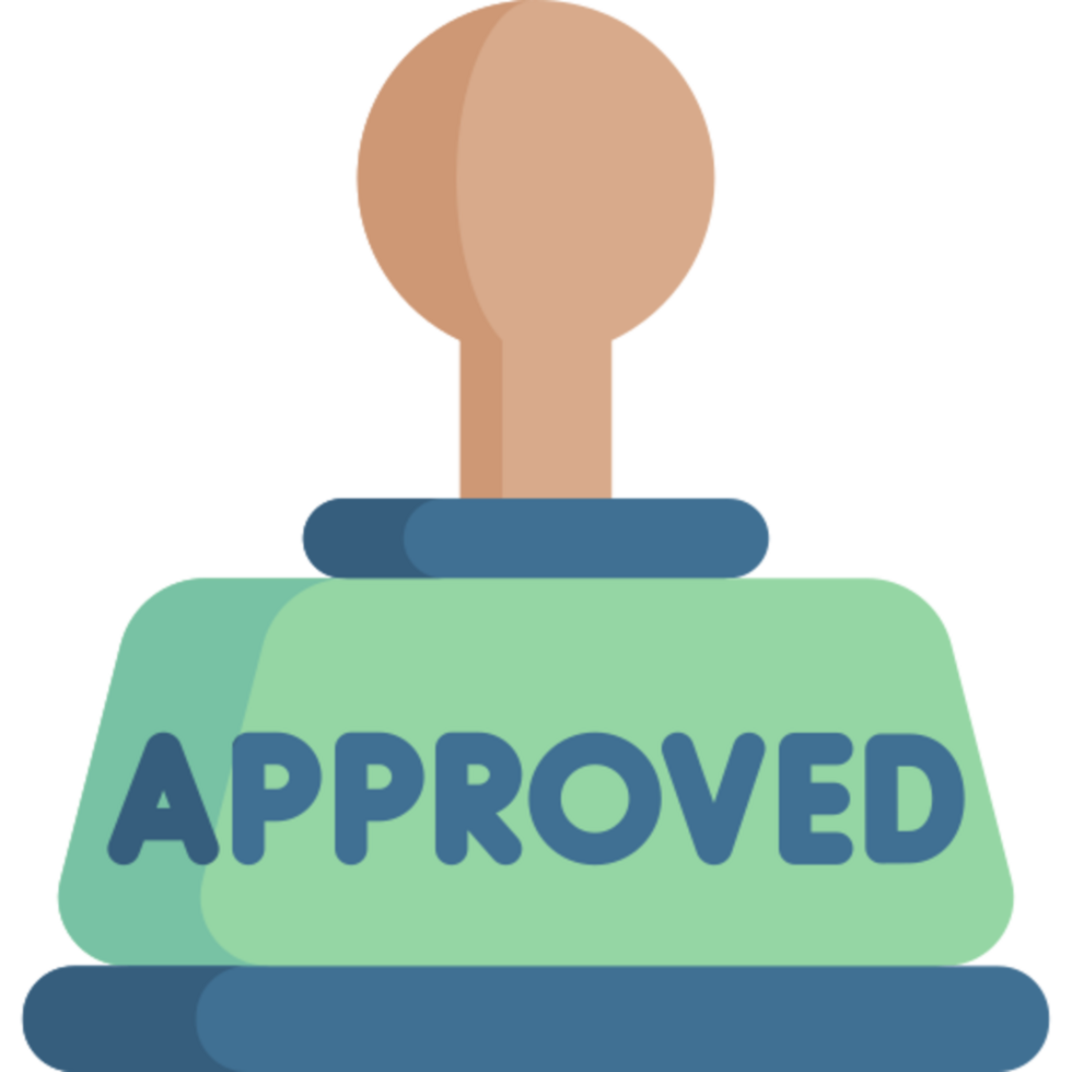 approved icon design png