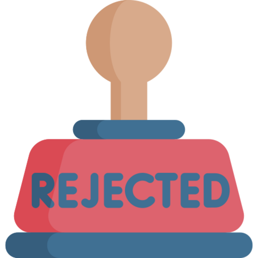 rejected icon design png