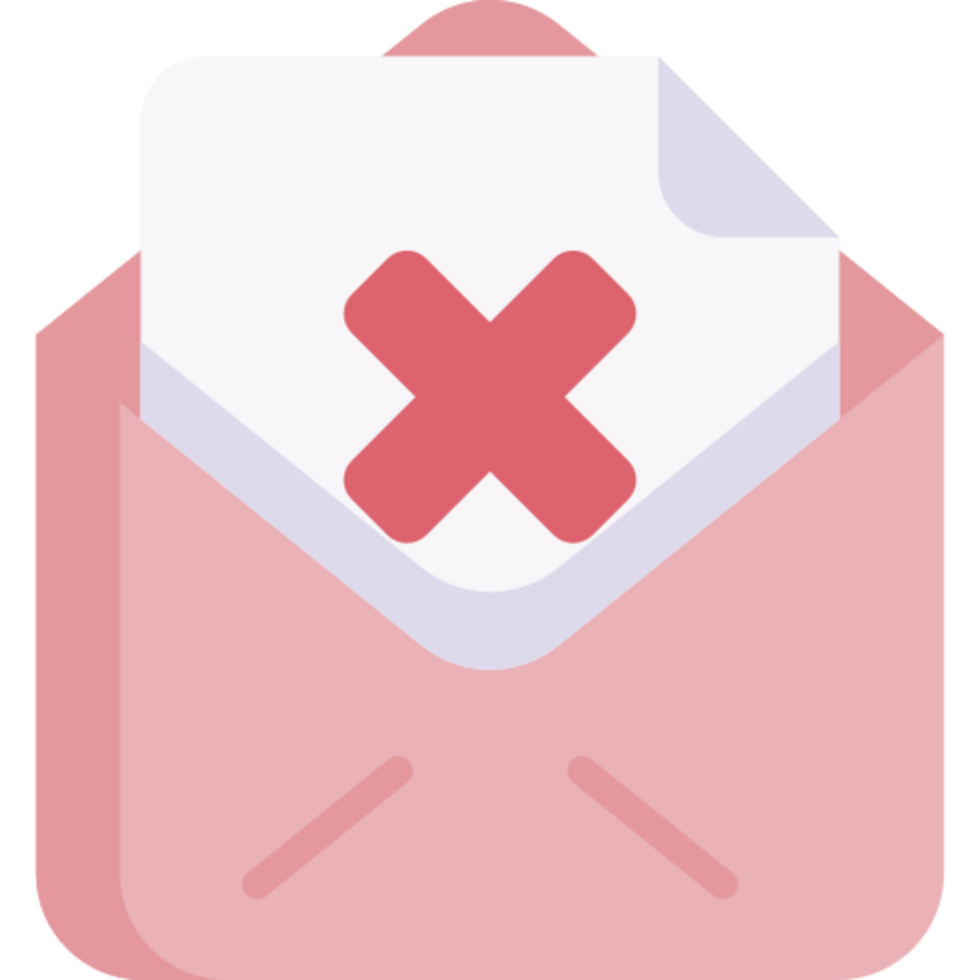 rejected icon design png