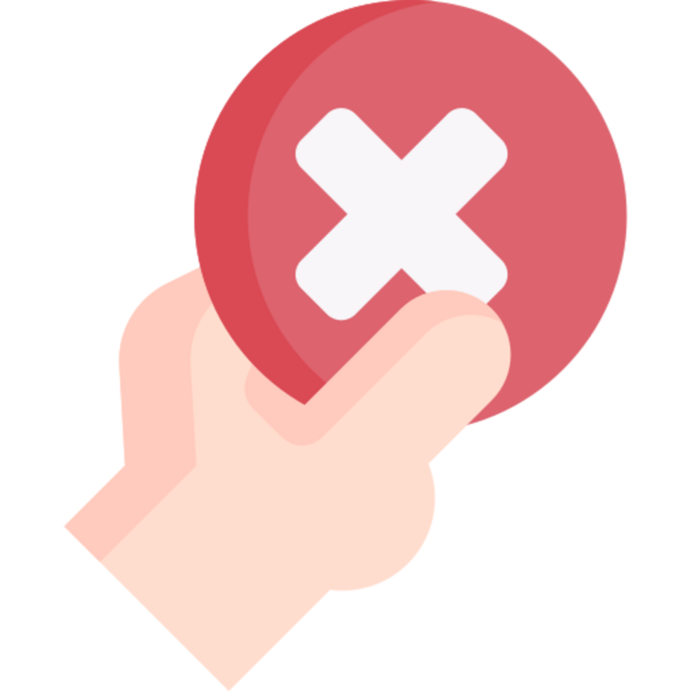 rejected icon design png