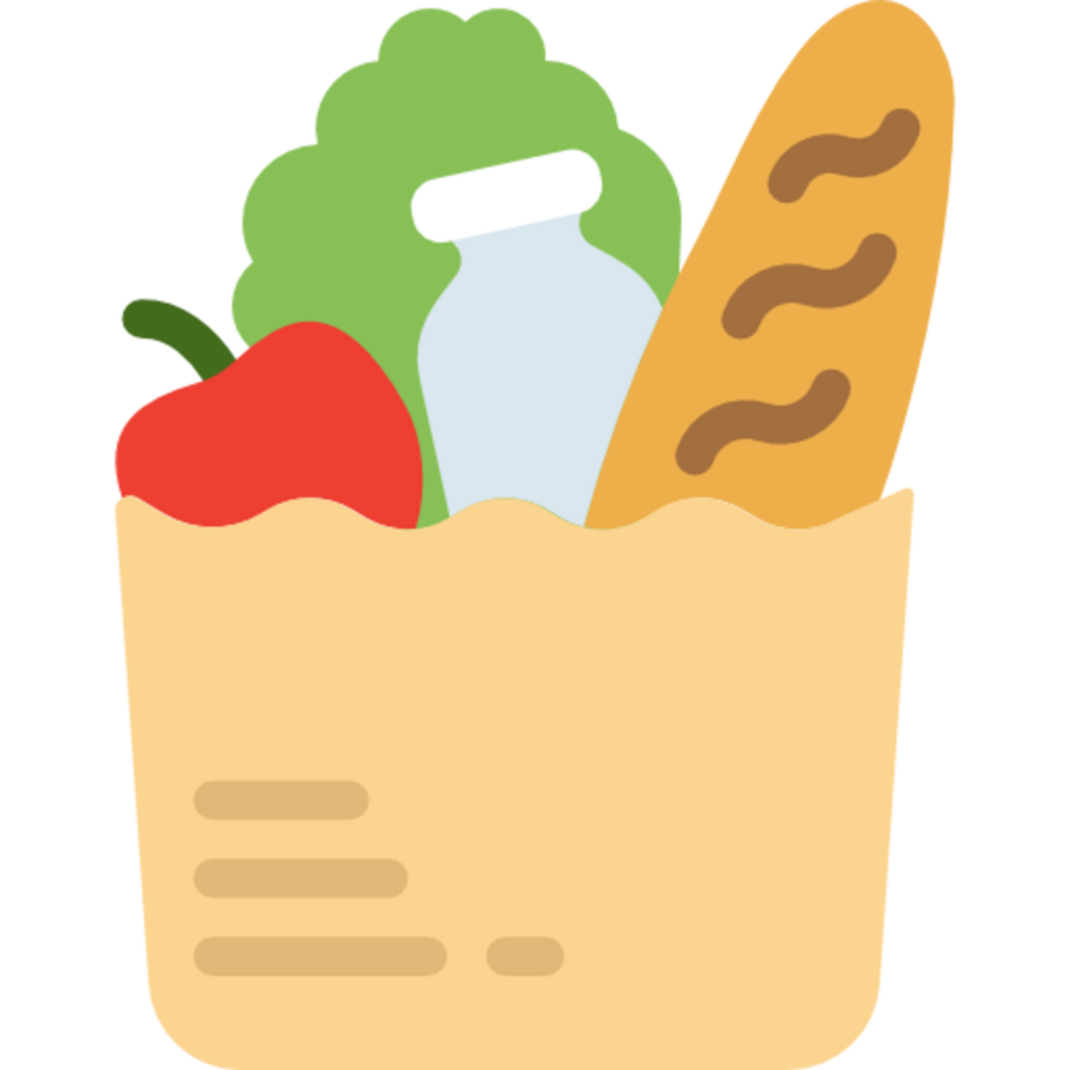 groceries illustration design png
