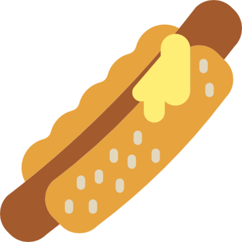 hot dog illustration design png