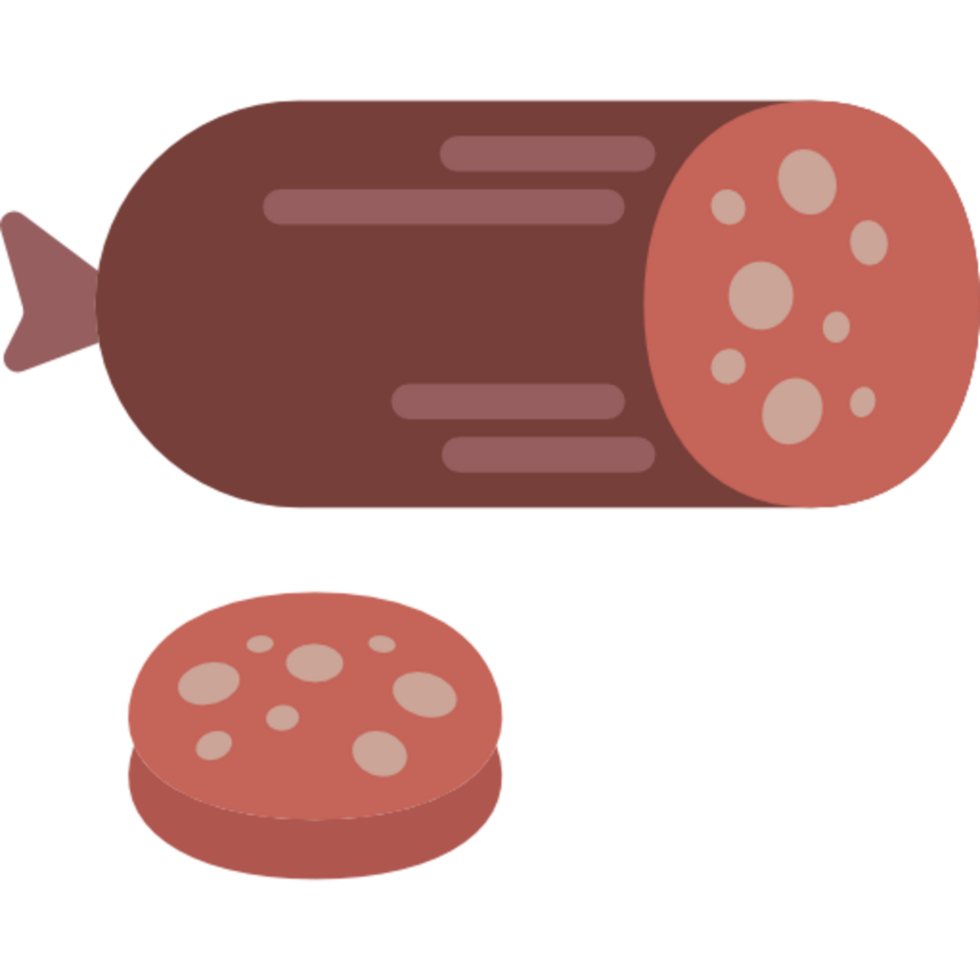 salami illustration design png